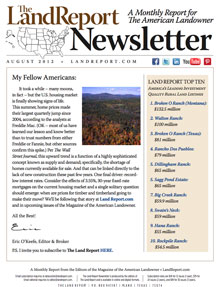 Land Report Newsletter August 2012