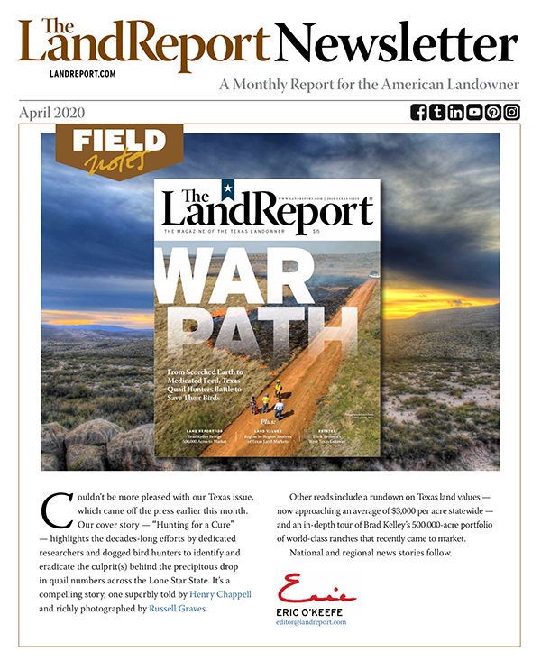 The Land Report newsletter April 2020