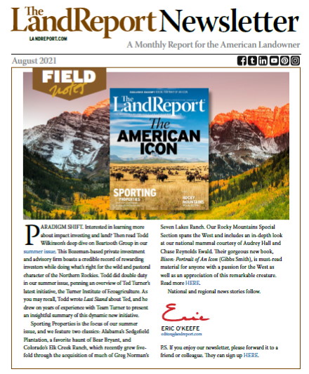 Land Report Newsletter August 2021