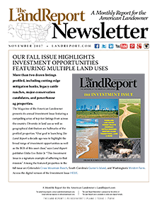 Land Report November 2017 Newsletter