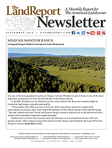 Land Report Newsletter September 2014