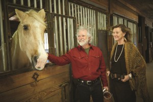 The horse barn also doubles as Rose Lane’s studio. An accomplished artist, the Georgia native and her husband host retreats for artists, photographers, and birders as well as hunts.
