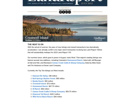 Land Report July 2023 Newsletter