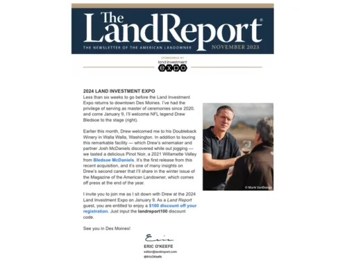 Land Report November 2023 Newsletter