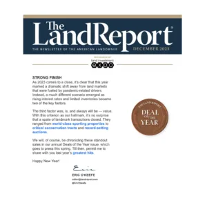 Land Report Newsletter, December 2023
