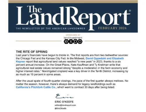 Land Report February 2024 Newsletter