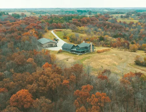 Whitetail Sanctuary in Iowa With Custom Home